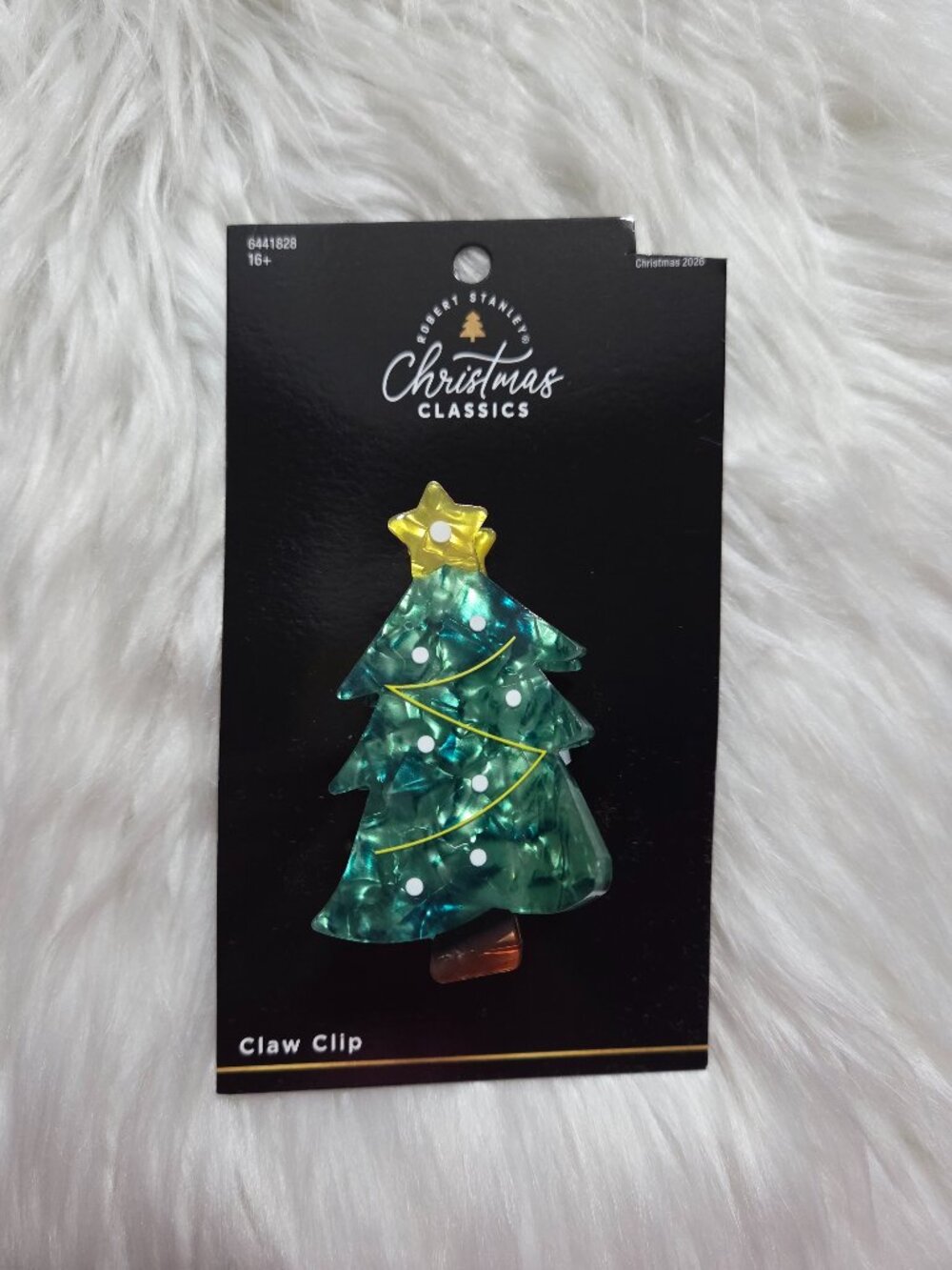 Christmas Tree Claw Clip